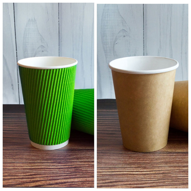 Крафтовые и гофрированные стаканы 110-500 мл | Купить В Интернет ...