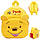 Рюкзачок для садка. Дитячий плюшевий рюкзак для дівчинки та хлопчика Pooh/Вінні Пух. Рюкзачок для малюків, фото 2
