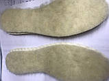 Вовняні повстяні устілки - pure wool comfort insoles 38-39 розмір.дві пари, фото 4