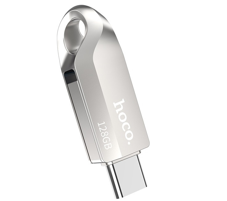 Флешка HOCO USB3.0 Type-C OTG UD8 128GB, срібляста