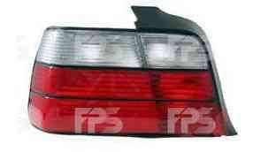 Ліхтар задній для BMW 3 E36 седан '90-99 лівий (DEPO) червоно-білий