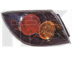 Ліхтар задній для Mazda 3 хетчбек '04-07 правий (DEPO) зовнішній прозорий