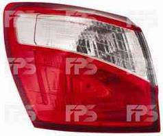 Ліхтар задній для Nissan Qashqai'10 - правий (DEPO) зовнішній