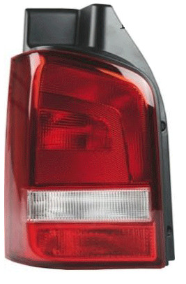 Ліхтар задній для Volkswagen T5 '10 - лівий (DEPO) 1 двері, світло-червоний