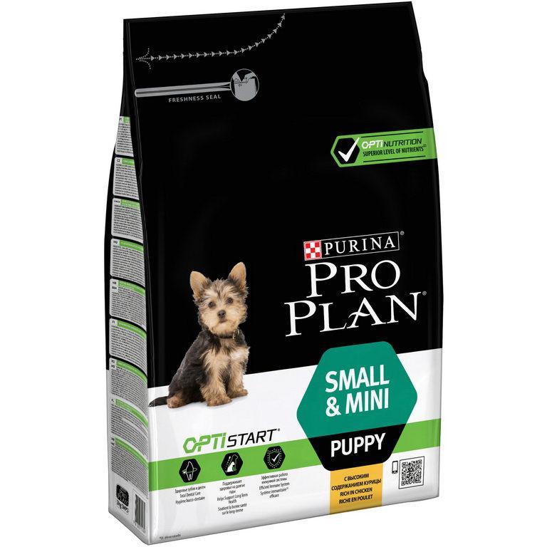 Purina Pro Plan Dog Small&Mini Puppy 3 кг з куркою і рисом сухий корм для цуценят