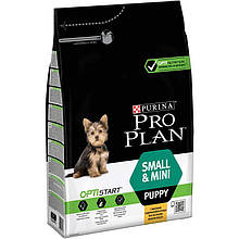 Purina Pro Plan Dog Small&Mini Puppy 3 кг з куркою і рисом сухий корм для цуценят