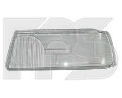 Скло фари для Audi 80 '86-94 ліве, H1+H1 (фара з лінзою) (HELLA)