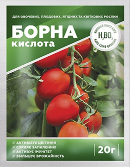 Борна кислота 20 г мікродобриво, Кіссон