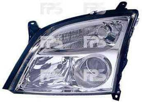 Фара передня для Opel Vectra C '02-05 права (DEPO) хромований відбивач D2S+Н7