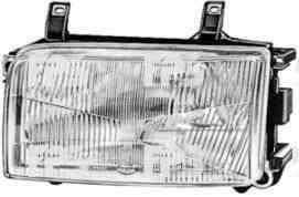 Фара передня для Volkswagen T4 '91-03 права (DEPO) механічна/під електрокоректор