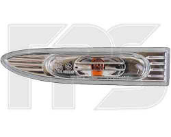 Покажчик повороту на крилі Hyundai Accent '06-10 лівий, білий (прозорий) (DEPO)