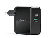 Зарядний пристрій REAL-EL CH-350 USB (USB, Type-C + Quick Charge 3), фото 7