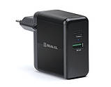 Зарядний пристрій REAL-EL CH-350 USB (USB, Type-C + Quick Charge 3), фото 4