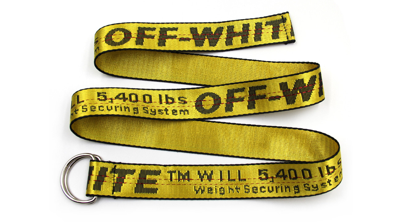 Жіночий пояс Off-White текстильний ремінь усі кольори