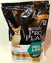 Purina Pro Plan Small Dog&Adult Mini 700 г з куркою і рисом сухий корм для дорослих собак дрібних порід