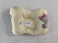 Подушка для новорожденных Бабочка ортопедическая 25*32 А++