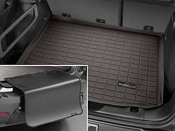 Килими гумові WeatherTech Range Rover 2013+ в багажник какао з накидкою