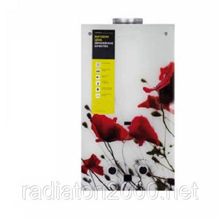ГАЗОВАНА НАВІСНА КОЛОНКА ТЕРМО АЛЬЯНС JSD20-10GB КВІТОК, ( 10Л В МІН. АВТОМАТ)