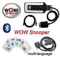 Автосканер WOW snooper 5.00.8 R2 RUSS Bluetooth VD TCS CDP Pro OBD2 сканер диагностики авто