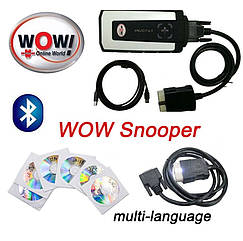 Автосканер WOW snooper 5.00.8 R2 RUSS Bluetooth VD TCS CDP Pro OBD2 сканер діагностики авто