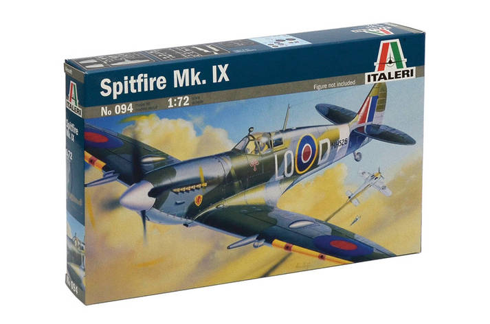 Модель літака періоду Другої світової війни SPITFIRE MK. IX.1/72 ITALERI 094, фото 1