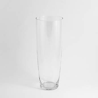 Ваза прозора "Магнолія" h 31 d 11,5