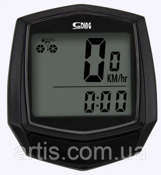 Велокомп'ютер дротовий SunDING водозахист