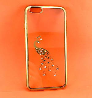 Чохол для iPhone 6 Plus, 6s Plus накладка Air Series захисний силіконовий золотий