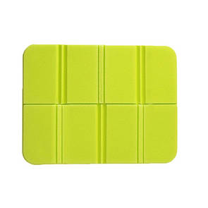 Килимок-сидушка кемпінговий складаний для сидіння Wwago салатовий