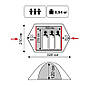 Намет туристичний тримісний двошаровий Tramp Lite Tourist 3 (TLT-002) оливкова, фото 3