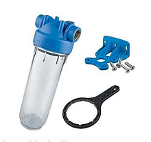 Atlas Filtri Фільтр-колба DP MONO TS прозора Ø1/2" OT латунь 10" 45° C 8 bar KIT RA1280501