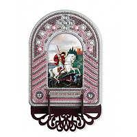 Набір для вишивки бісером з рамкою-киотом Нова Слобода ВК1019 Св. Георгій Побідоносець