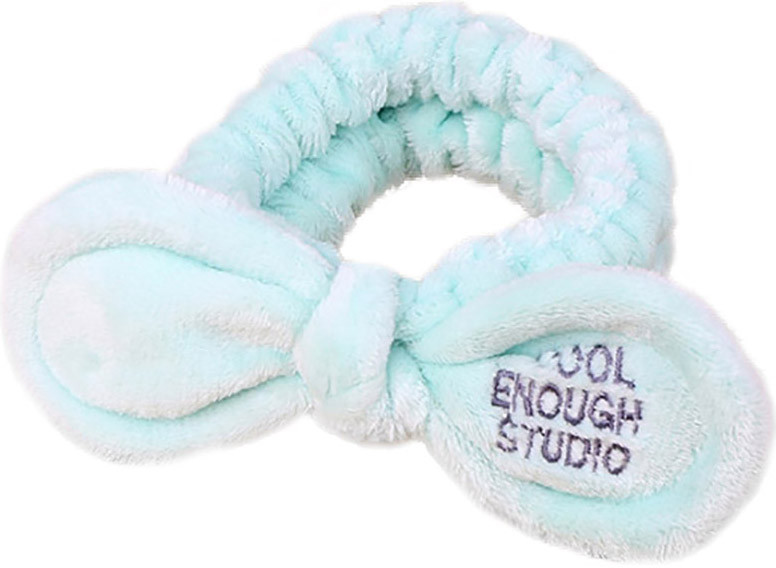 Пов'язка для волосся Cool Enough Studio на резинці блакитна AVADONA