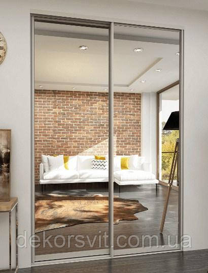 Фасади (двері) купе з дзеркалом, фото 1