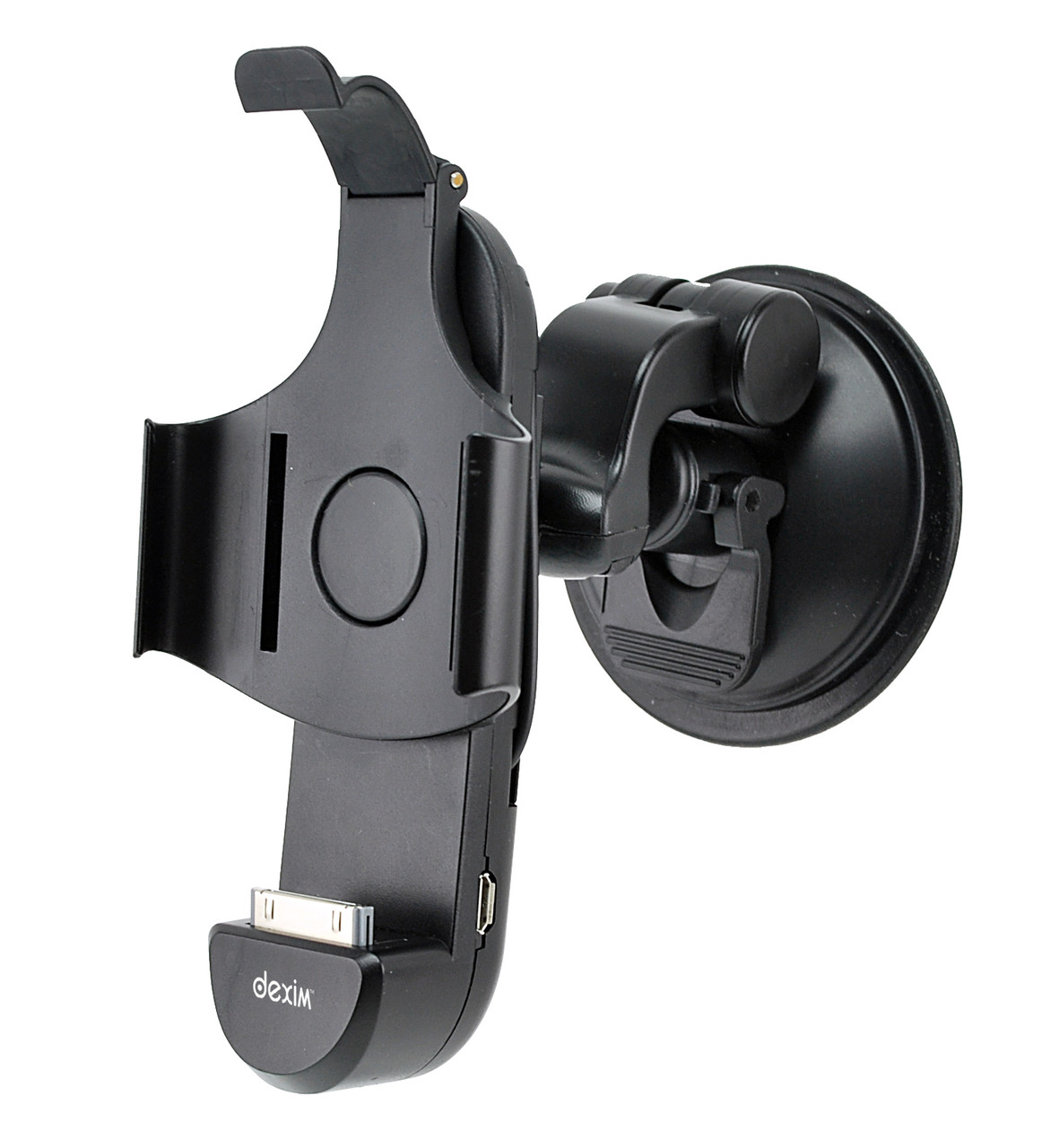 Автомобільний тримач з функцією зарядки Dexim для iPhone 4,4 S/3GS/3G/iPod Touch (DCA166)