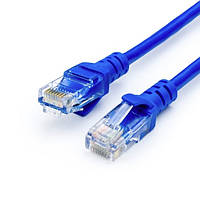 Патч-корд 0.5 м ATCOM синий UTP RJ45 Cat.5e 24AWG CCA литой (4961)