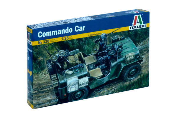 Jeep MB Willys COMMANDO CAR. Збірна модель автомобіля в масштабі 1/35. ITALERI 320