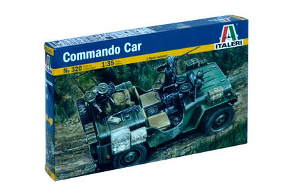 Jeep MB Willys COMMANDO CAR. Збірна модель автомобіля в масштабі 1/35. ITALERI 320, фото 2