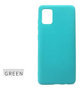 Чохол для Samsung Galaxy A31 A315F силіконовий бірюзовий (сасунг а31)