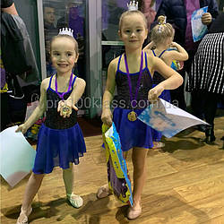 Балетное платье  с пайетками для юных балерин  9