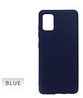 Чохол для Samsung Galaxy A31 A315F силіконовий синій (самсунг а31), фото 4