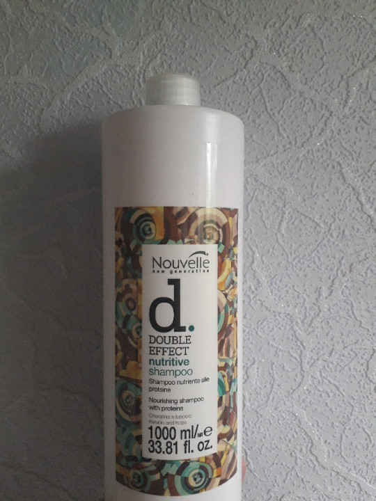 Оживляючий шампунь для волосся з кератином Nouvelle Nutritive Shampoo 1000 мл