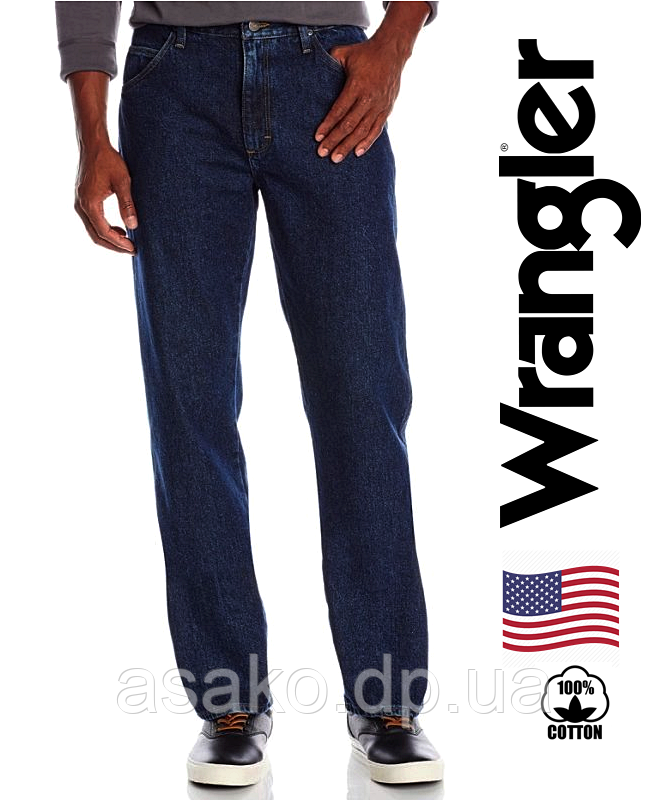 Джинси чоловічі Wrangler (США) Authentics/W38xL32/Regular Fit/Оригінал зі США