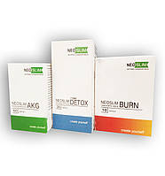 Neo Slim — комплекс для зниження ваги 3 в 1 (7 Day Detox, AKG, Burn) Нео Слім