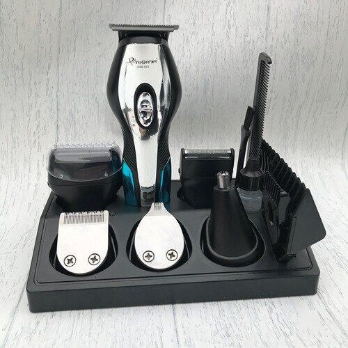 Професійна машинка для стриження GEMEI Німеччина 10 в 1 тример, електробритва, для стриження бороди та вусів