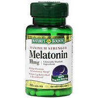 Melatonin 10 mg Nature's Bounty, 60 капсул