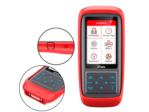 Програматор автоключів коректор одометрів Xtool X100PRO2 універсальний