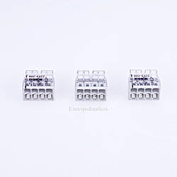 Клема WAGO 2273-208 серії COMPACT, 8 контактів, 0,5-2.5мм2