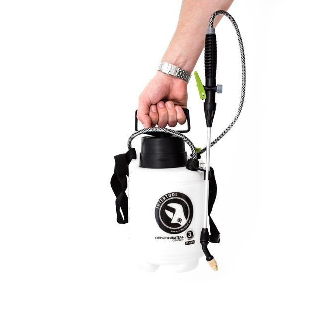 Обприскувач INTERTOOL FT-9003 3 л., 2 сопла латунь+пластик