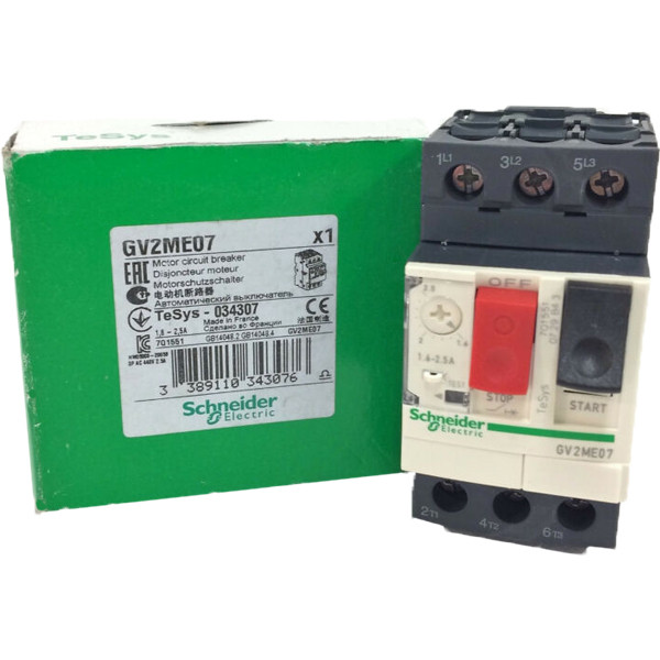 Автоматичний вимикач 1,6 - 2,5А Schneider GV2ME07
